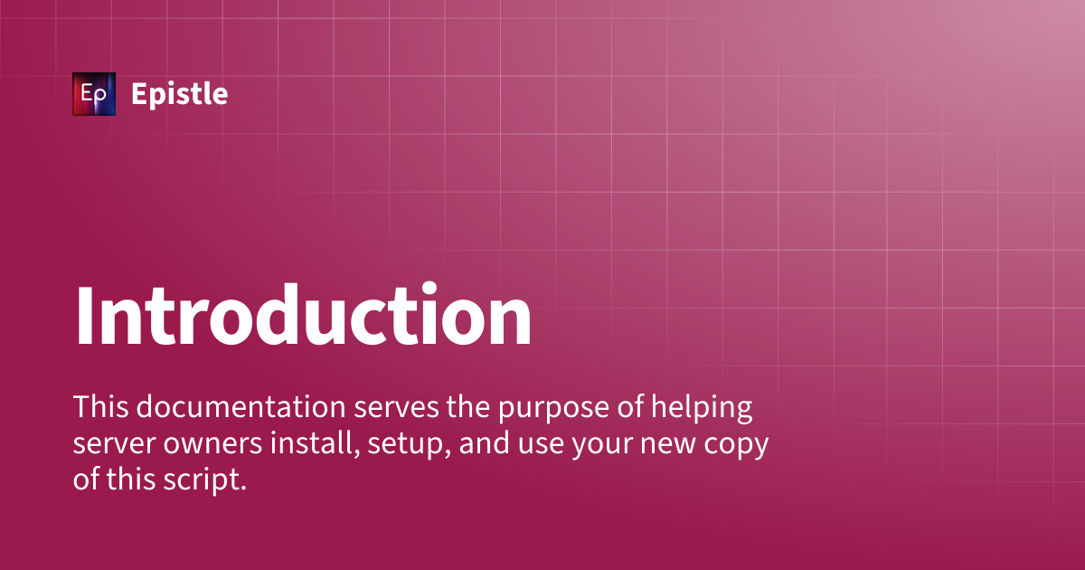 Introduction | Epistle